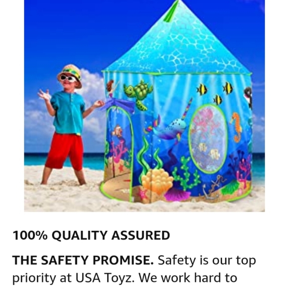 KIDS "LITTLE MERMAID"
PLAYHOUSE TENT - Picture 12 of 12